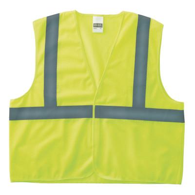 Anchor Brand Class 2 Economy Safety Vests with Hook and Loop Closure