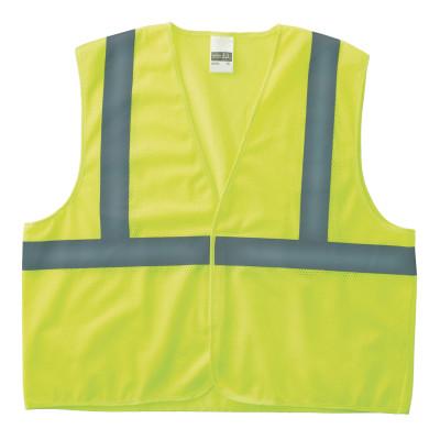 Anchor Brand Class 2 Economy Safety Vests with Hook and Loop Closure