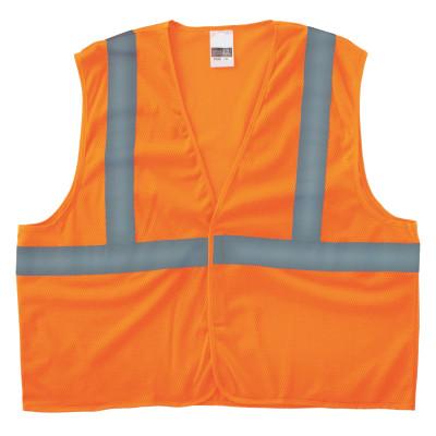 Anchor Brand Class 2 Economy Safety Vests with Hook and Loop Closure