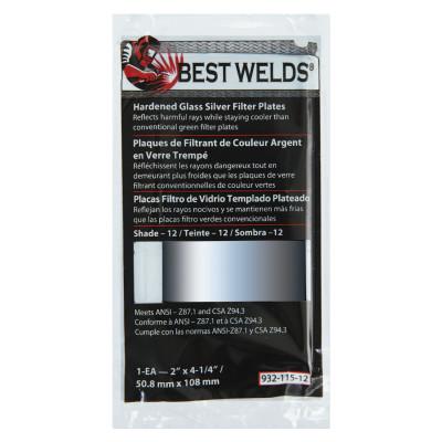 Best Welds Glass Silver Mirror Filter Plate