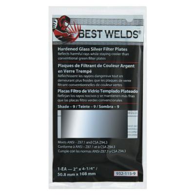 Best Welds Glass Silver Mirror Filter Plate