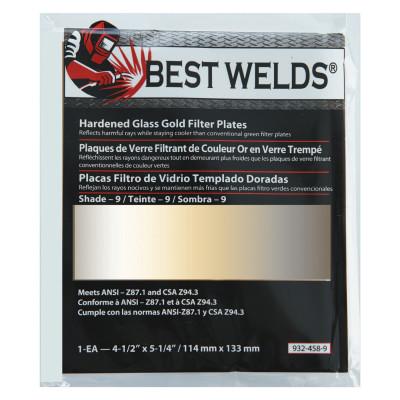 Best Welds Hardened Glass Gold Filter Plates