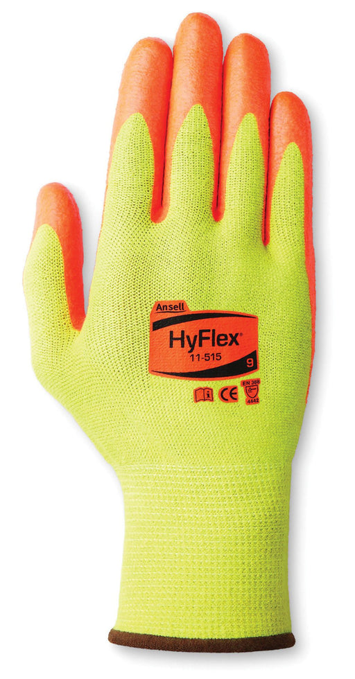 HyFlex® 11-515 Medium-Duty Hi-Viz™ Cut Protection Gloves